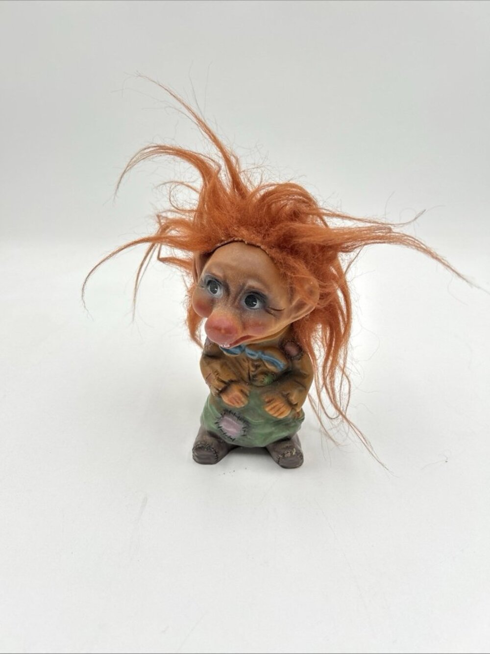 Vintage Erling Krage Bergen Vinyl Troll Doll - Made in Norway #83/606